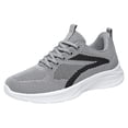thumbnail image 2 of NexTorq Womens Orthopedic Bowling Shoes，Comfortable Wide Width Mesh Breathable Lightweight Athletic Slip on Sneakers Gray 41, 2 of 9