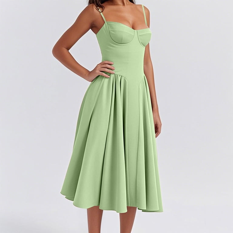 renaissance homecoming dresses Lime Green Women Formal Date Night Gowns Evening Elegant Slip Dress for Women Slim Tunic Victorian Peasant Steampunk Summer Fall 2026 M Colour_Family_Pink