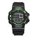 thumbnail image 1 of Reloj de goma electrónico para deportes al aire libre para hombres Reloj de pulsera impermeable para estudiantes (verde), 1 of 2