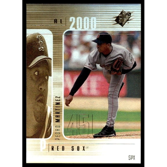 2000 Upper Deck SPx Baseball Pedro Martinez #77 Boston Red Sox Card