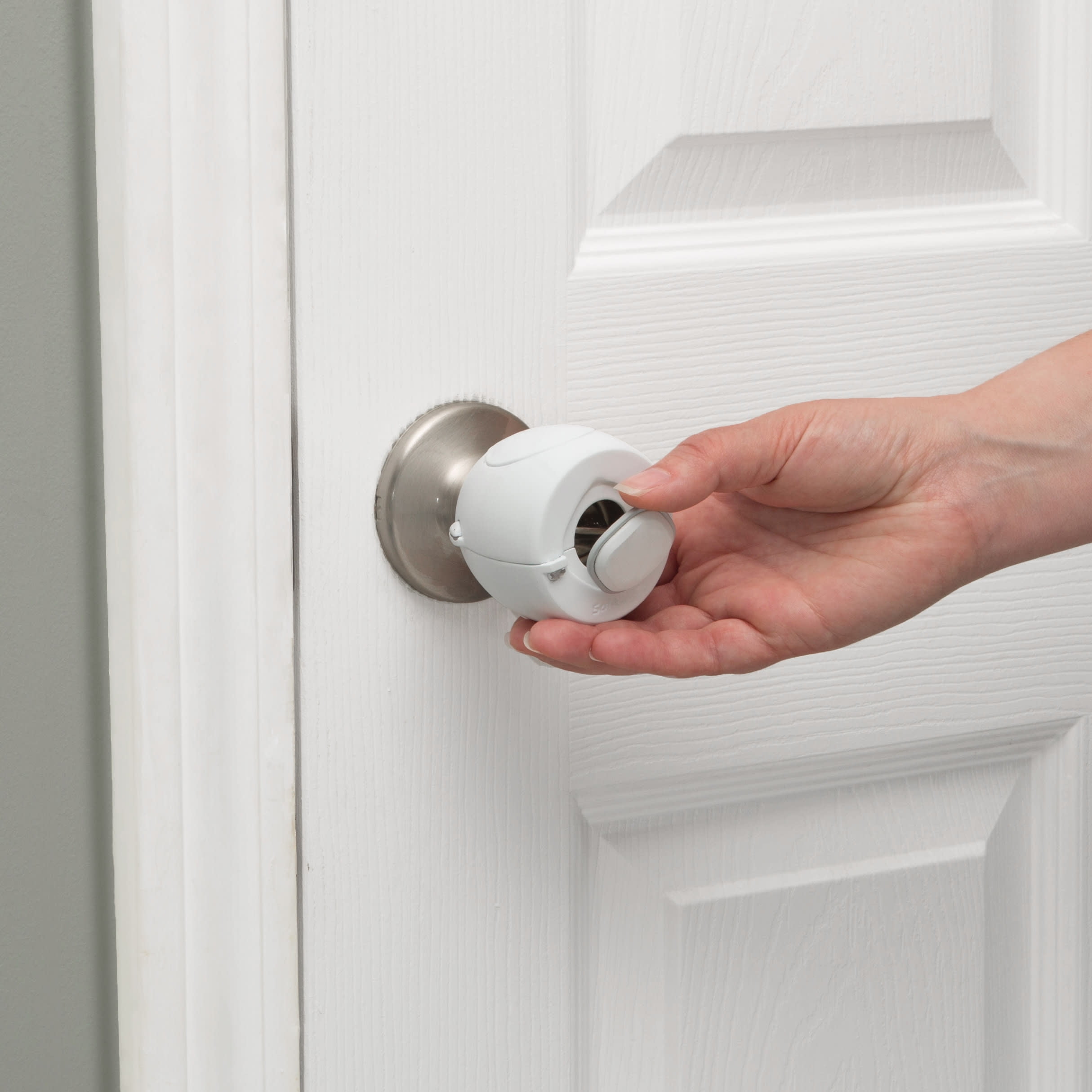 Kidco Door Knob Lock In White (Set Of 2)