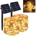 thumbnail image 1 of Solar String Lights Outdoor, Long Lasting & Water Resistant, Flexible Copper Wire for Patio Garden Party Decor (22M, 200 LED), 1 of 5