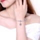 thumbnail image 4 of Colgante con dije de circonita 5A en plata de ley 925 para pulsera, 4 of 7
