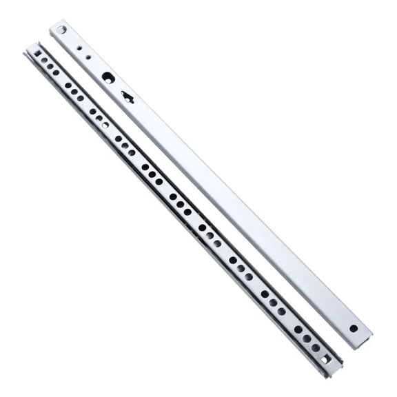 17mm Wide Mini Drawer Slides Two-way Pull-out Slide Rail Track Rail 1 Pair Drawer Runners