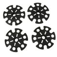 thumbnail image 6 of 4pcs Replacement Rubber Snow Basket Snowflake Disk for Hiking Trekking Poles - Black, 6 of 6