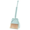 thumbnail image 2 of Ettsollp 1 Set Mini Children Broom Dustpan Cartoon Flexible Bristles Little Housekeeping Helper Kids Pretend Play Toddlers Indoor Outdoor Floor Sweeping Tool Kit, 2 of 8