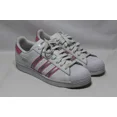 thumbnail image 1 of Ad-id-as Superstar casual Shoes White Pink Grey kid's size 7 see description, 1 of 6