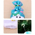 thumbnail image 3 of Yuarrent Lints Bolsa de frutas de Navidad Forma de muñeco de nieve portátil Reemplazo decorativo lindo Estilo simple Fiestas de dulces Bolsa de regalo Kits de decoración para fiestas Rojo Yuarrent HA069733-03, 3 of 6