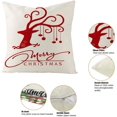 thumbnail image 3 of Sunshine Smile 4 Uds fundas de almohada navideñas, funda de almohada navideña, funda de cojín navideña, funda de cojín decorativa, 3 of 5