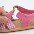 thumbnail image 6 of Baby Boys Girls 2 Straps Summer Dress Sandals Infant Shoes Soft Sole Breathable First Walker Newborn Shoes, 6 of 6