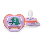 Philips Avent Ultra Air Pacifier 18M+, Chameleon / Monkey, 2 Pack, SCF349/47