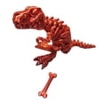thumbnail image 3 of Dragón articulado impreso en 3D, dragón articulado completo, regalos de cumpleaños realistas, juguete de dragón Flexible, estatuilla de Animal para Rojo, 3 of 8