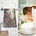 thumbnail image 7 of Yayeee 100% Cotton Hand Towels for Bathroom 16" x 28" Soft Absorbent Kitchen Towel, Happy Ghost, 7 of 7
