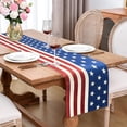 thumbnail image 3 of 4th of July Table Runner Memorial Day Flag Stars Runners Independence Day Table Decorations for Dining Room Home Party 13x90 Inch, 3 of 6
