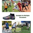 thumbnail image 6 of Men's Women's Unisex Soccer Cleats FG/AG Soccer Shoes Indoor Outdoor Turf Firm Ground High-top Spikes Younth Professional Training Football Boots, 6 of 8