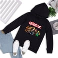 thumbnail image 4 of Roblox Huvtröja för barn Ytterkläder Pullover Sweatshirt black 130cm, 4 of 5
