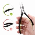thumbnail image 2 of Professional Cuticle Nipper Nail Pliers Scissors Paronychia Clipper Manicure Nail Tools 13x4.5cm, 2 of 5