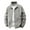 Gray, variant on Xzbqbs Mens Casual Jacket UPF 50+ Sun Protection Breathable Printed Coat Quick Dry Lightweight Outdoor Jacket with Zipper Pocket