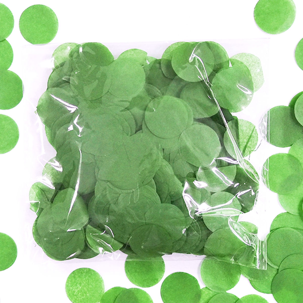 Lime Green ALLYDREW Round Tissue Paper Confetti 1 Circle Confetti 