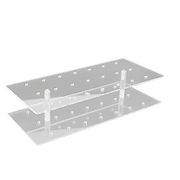 Cake Pop Stand, Lollipop Holder Stand 21 Holes Transparent for Birthday Party