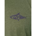thumbnail image 6 of Fish N Vibe Men's Short Sleeve Fishing Performance Outdoor Graphic T-Shirt, Lichen Green, 2XL, 6 of 7