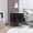 Black, variant on Light oak color, particle board material | Ideal for setting up a cozy bedside area | Experience a well - crafted and durable nightstand
