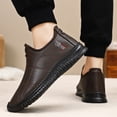 thumbnail image 5 of Willtoo Mens Winter Ankle Boots Warm Lined Slip On Casual Shoes Waterproof Non-Slip Comfort Walking Short Booties for Elderly Dad Daily Outdoor Cold Weather, 5 of 6