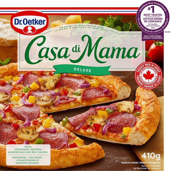 Dr. Oetker Casa Di Mama Deluxe Pizza, 410 g