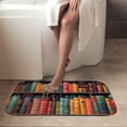 thumbnail image 4 of 1pc Bookshelf with Magical Books Absorbent Non-Slip Bathroom Thickened Flannel Rug Decor,Soft,Quick Drying,Suitable For Indoor/outdoor Use,Bathrooms,Bedrooms,Kitchens,Terrace,Laundry Rooms,16"x24", 4 of 9