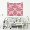thumbnail image 5 of FREEAMG Pig Face Tapestry Aesthetic Tapestry for Bedroom Colorful Wall Hanging AestheticFor Room Decor 60" x 40" Inches, 5 of 6