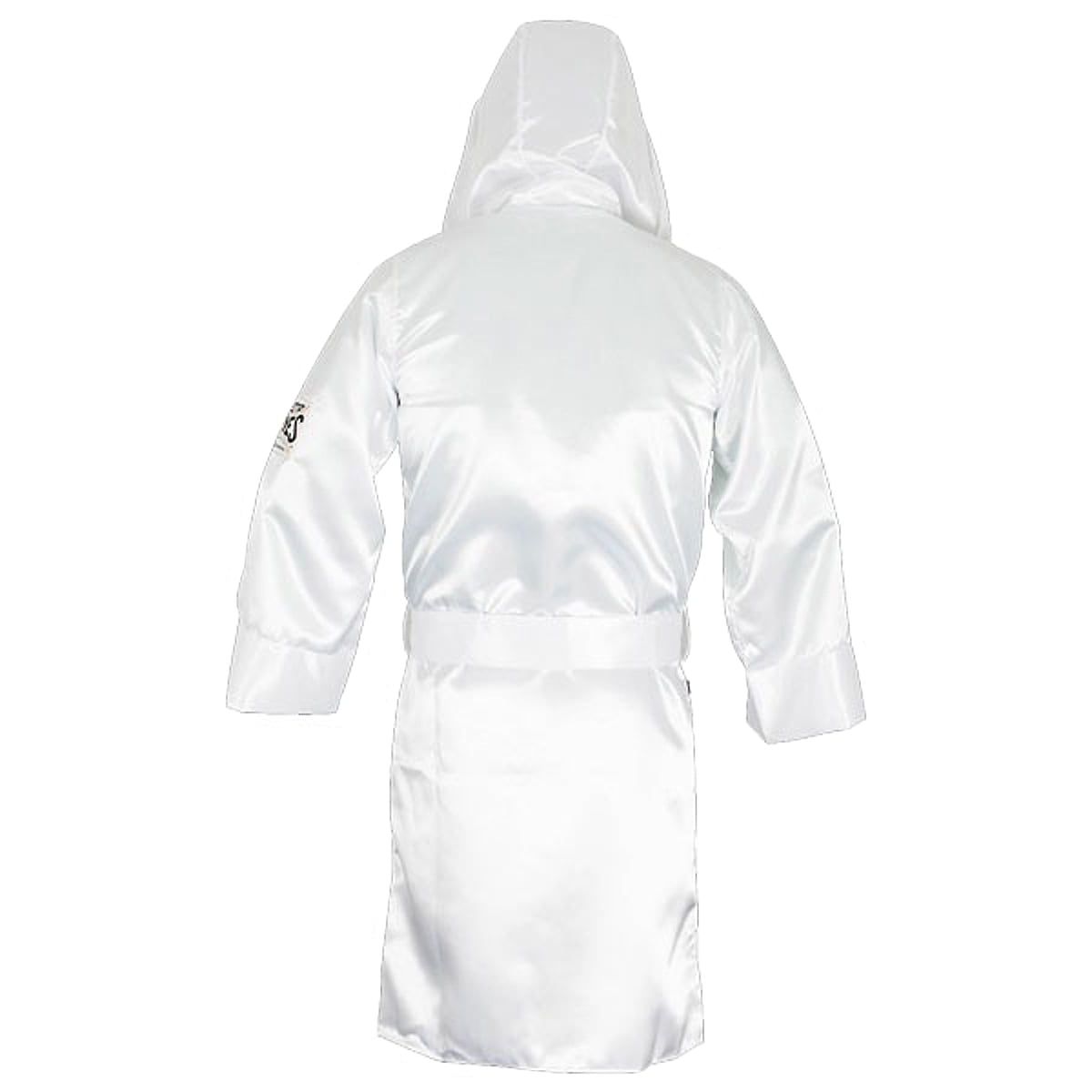 Cleto Reyes Satin Boxing Robe with Hood White 