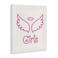 thumbnail image 4 of Stupell Industries Minimal Angel Girls Text & Numbers Painting Wrapped Canvas Art Print Wall Art, 16 x 20, 4 of 8