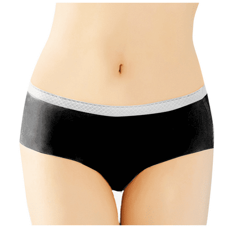 Fulorrnie Underwear for Women Seamless Breathable High Waisted Comfort Panty Cute Elastic Waist Antimicrobial Protection Stretchable Panties Black XL