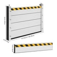 thumbnail image 3 of Hemoton Reusable Flood Barrier for Outdoor Use with Modular Design and Safety Warning ps, 3 of 7