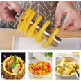 thumbnail image 4 of Pineapple Cutter, Stainless Steel Pineapple Corer and Slicer, Fruit Core Removal Tool, Easy to Clean (Yellow), 4 of 5
