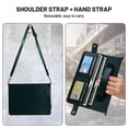 thumbnail image 2 of Case for Samsung Galaxy Tab S9 Ultra/S8 Ultra 14.6",Decase Premium Tri-Fold Protection Stand Wallet Tablet Shell Handbag With Crossbody Strap,for 14.6" Samsung Tab SM-X910/X916/X900/X906 - Deep Green, 2 of 6