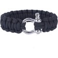 thumbnail image 5 of Pulsera de supervivencia al aire libre, pulsera de supervivencia duradera con hebilla tejida de acero inoxidable para navegar, 5 of 5