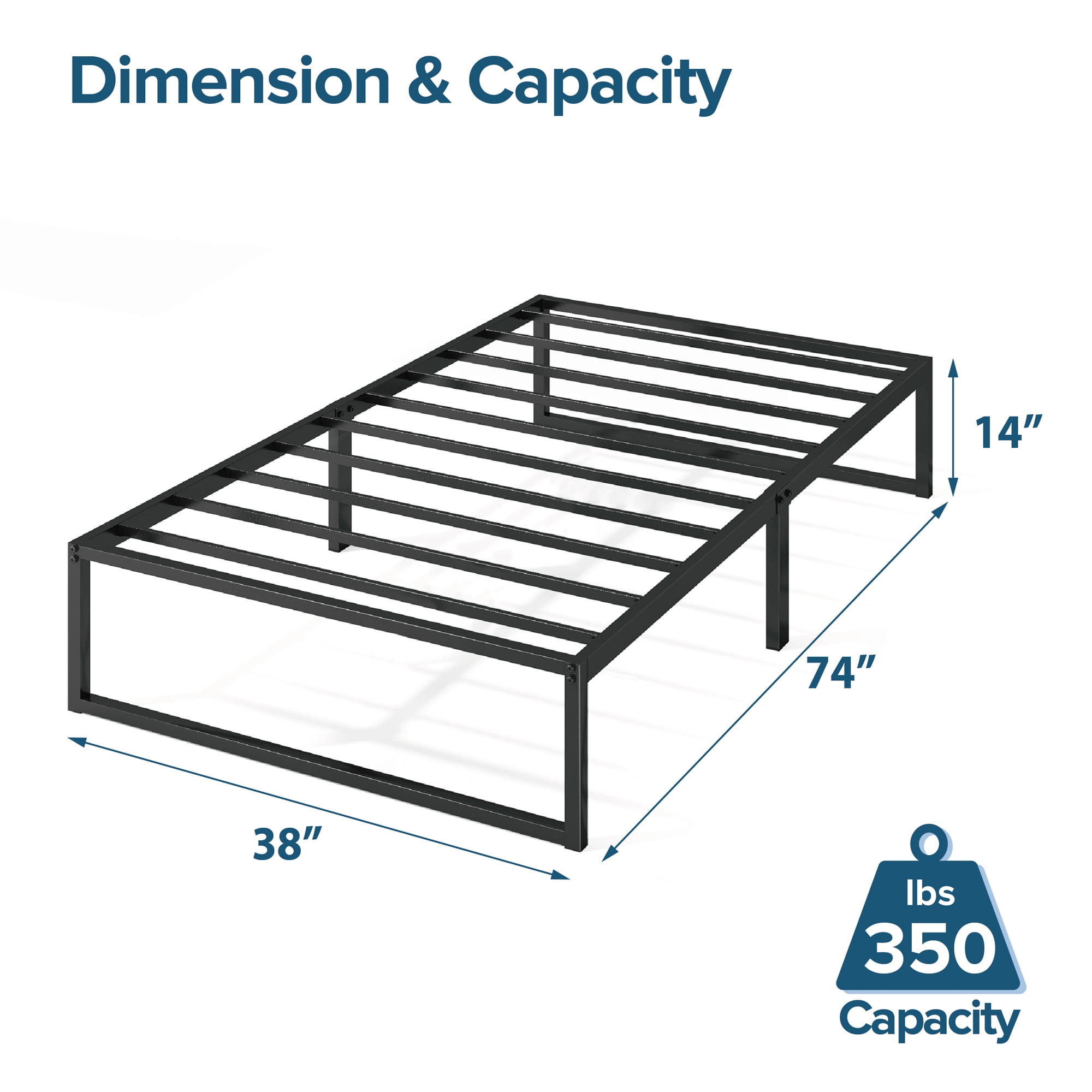 Zinus lorelei 14 sale inch platforma bed