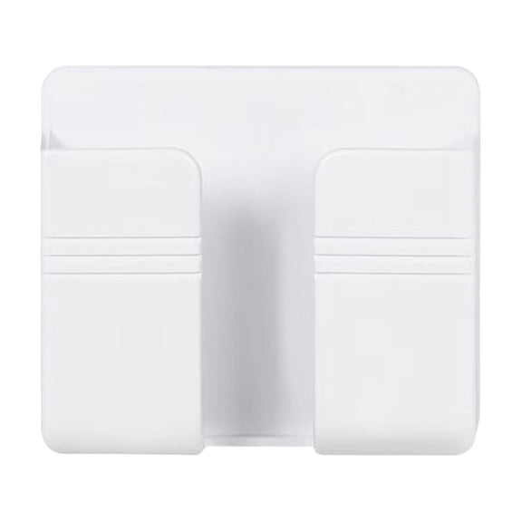 PEIBang Wall Mount Phone Holder,Phone Stand Bedside Remote Box,Adhesive Storage Box for Room Wall Organizer