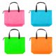 thumbnail image 1 of Hsmyank 4 Piezas Lindas Bolsas De Malla Para Piscina Bolsas De Playa De Malla Con Cordón Para Nadar Viajes Fiesta Color1 16.5Wx15Lx4.3H Pulgadas, 1 of 5