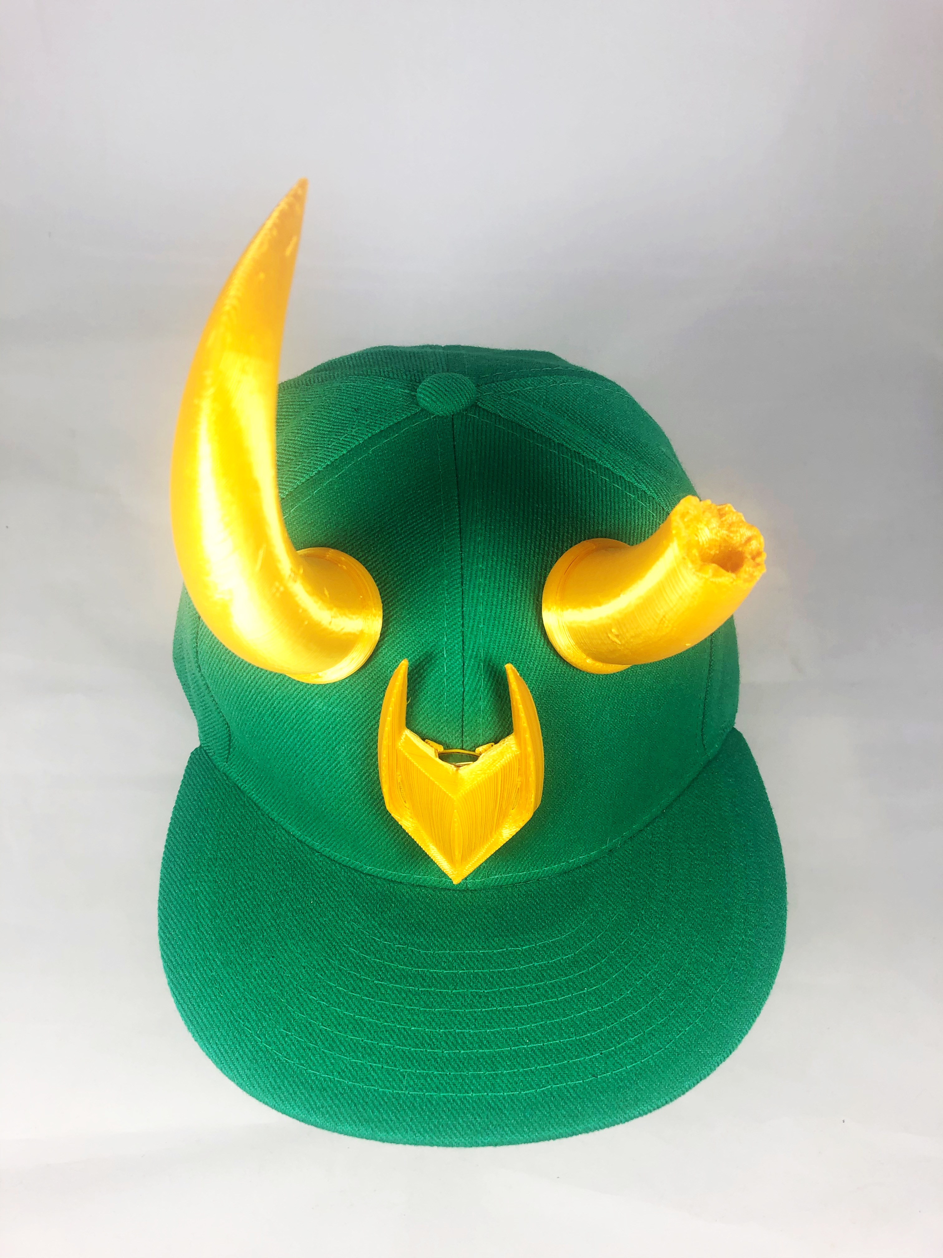 Buy Custom 3D Printed Loki Broken Horn Set for Hat 3pc Symbol Thor