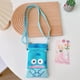 thumbnail image 1 of Ruunjoy, recién llegado, bolso para teléfono kawaii sanrio de pu, bonita melodía kuromi, impermeable, moda para chicas, regalos, bolsas cruzadas de almacenamiento portátiles, 1 of 4