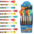 thumbnail image 1 of Tiny Mills 24 Pcs Superhero Text Multi Point Stackable Pencil With Eraser For Superhero Birthday Party Favor Prize Carnival Goodie Bag Stuffers Classroom Rewards, 1 of 4
