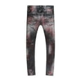 thumbnail image 2 of Jordan Craig Rhinestone Men's Denim Jean Pants Black-Red jm3466-bred (Size 32/32), 2 of 3