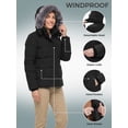 thumbnail image 5 of Wantdo Women's Recycled Winter Coats Warm Winter Jacket Insulated Winter Puffer Coat Black M, 5 of 9