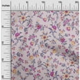 thumbnail image 2 of oneOone Viscose Chiffon Light Pink Fabric Jacobean Floral Craft Projects Decor Fabric Printed By The Yard 42 Inch Wide, 2 of 4