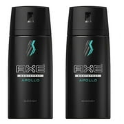 2 Pack Axe Apollo Mens Deodorant Body Spray, 150 ml