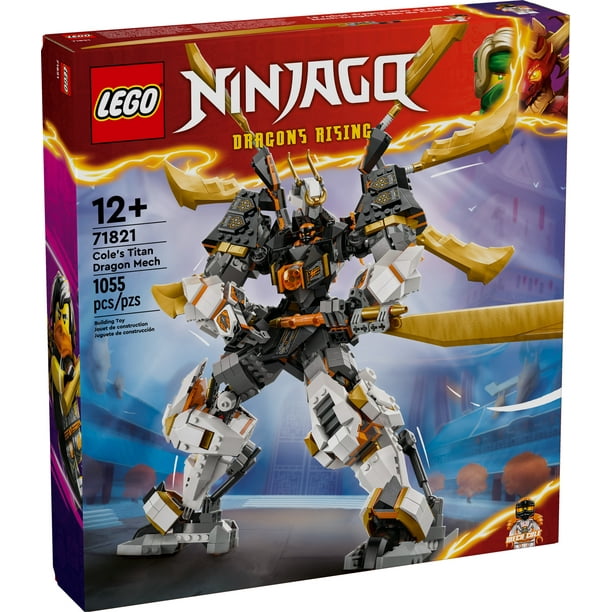 LEGO NINJAGO Cole's Titan Dragon Mech Adventure Toy for Boys and