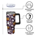 thumbnail image 3 of 30 oz Halloween Pumpkin Witch Tumbler Insulated Stainless Tumbler, Gothic Ghost Coffee Cup Water Bottle, Holiday Gift Mug, 3 of 5