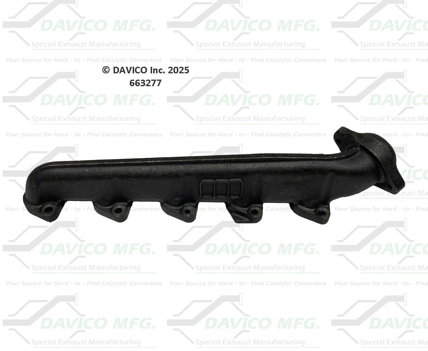 Davico Mfg 663277 Stand alone Exact-Fit exhaust manifold